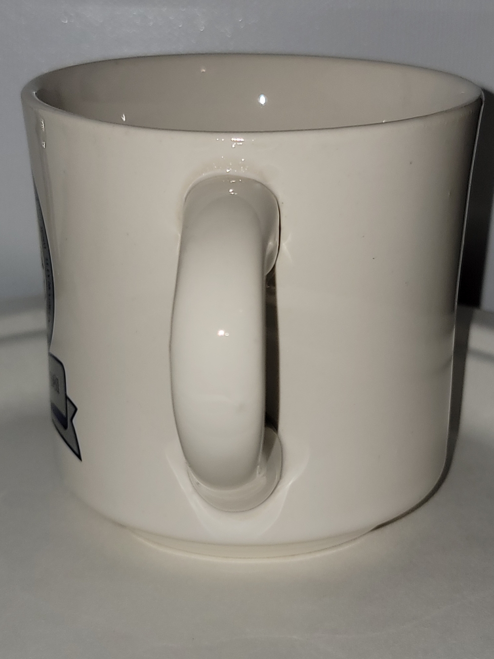 City of Downey California 25th Anniversary Cream Ceramic Coffee Mug - Picture 2 of 3